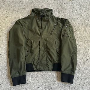 Banana Republic Green Bomber Jacket